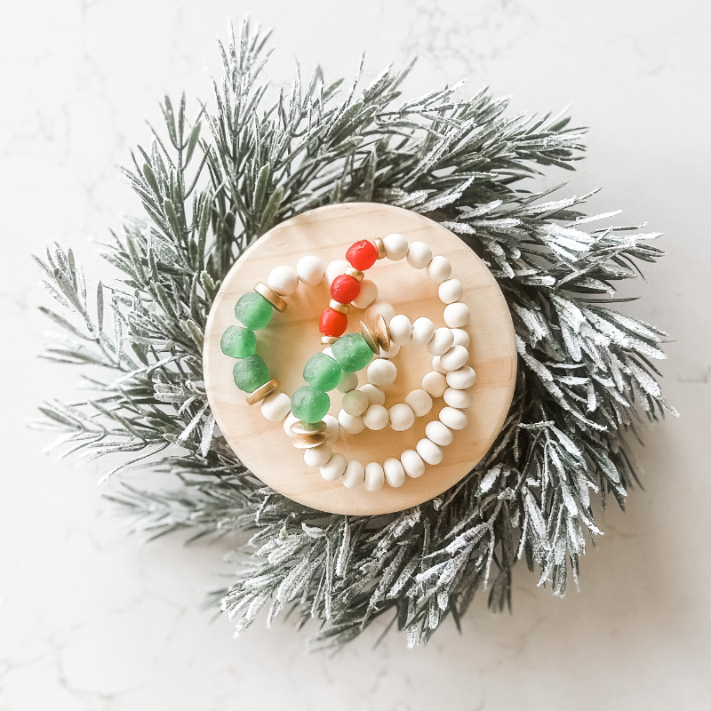 Christmas Recycled Glass