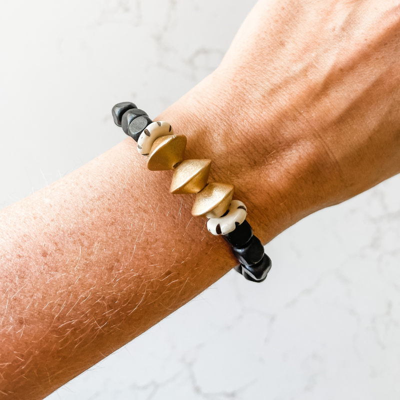 Black + Gold Cone