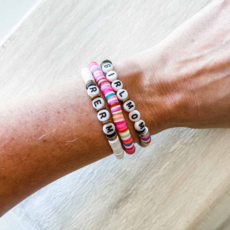 Customizable Word Bracelet