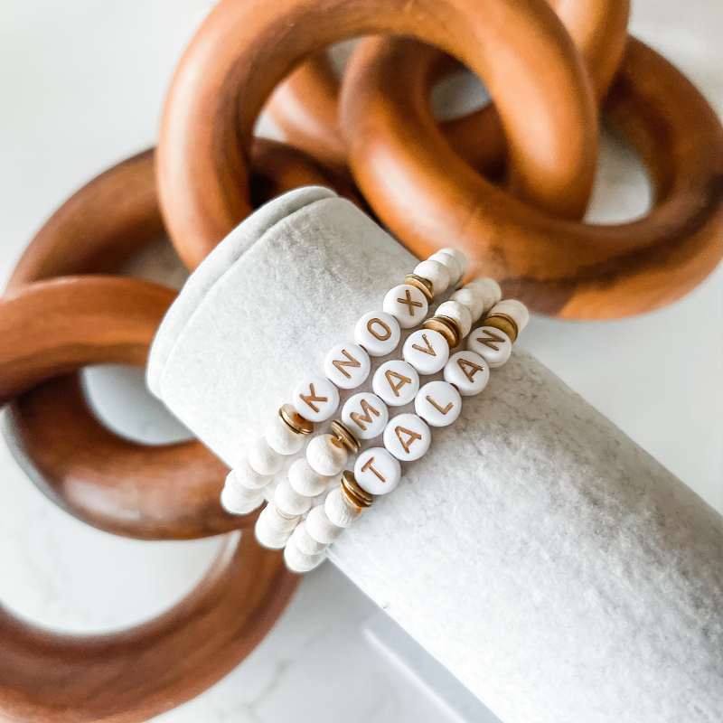 Customizable Word Bracelet