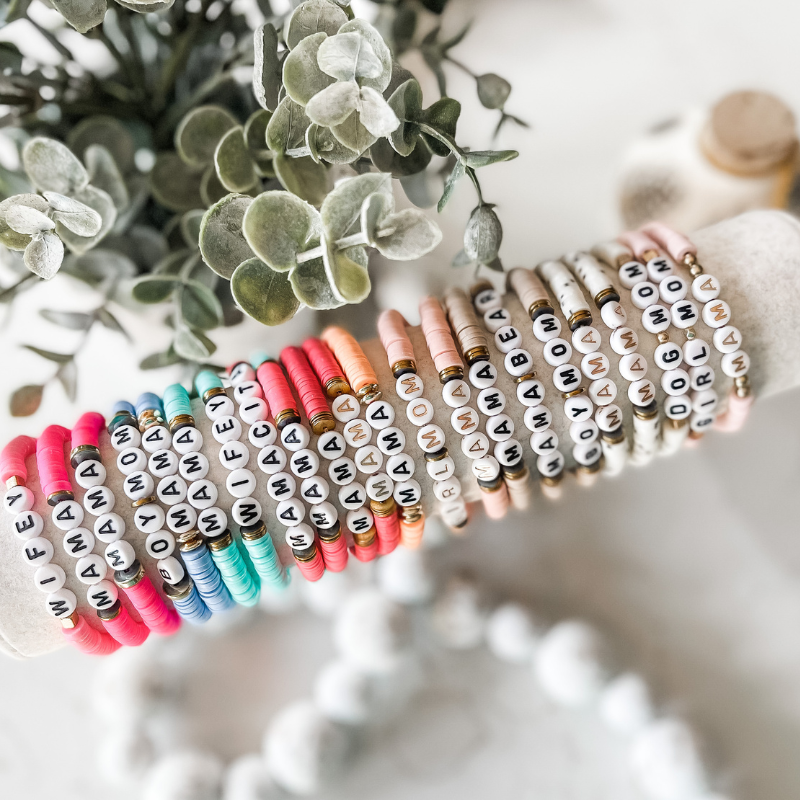 Customizable Word Bracelet