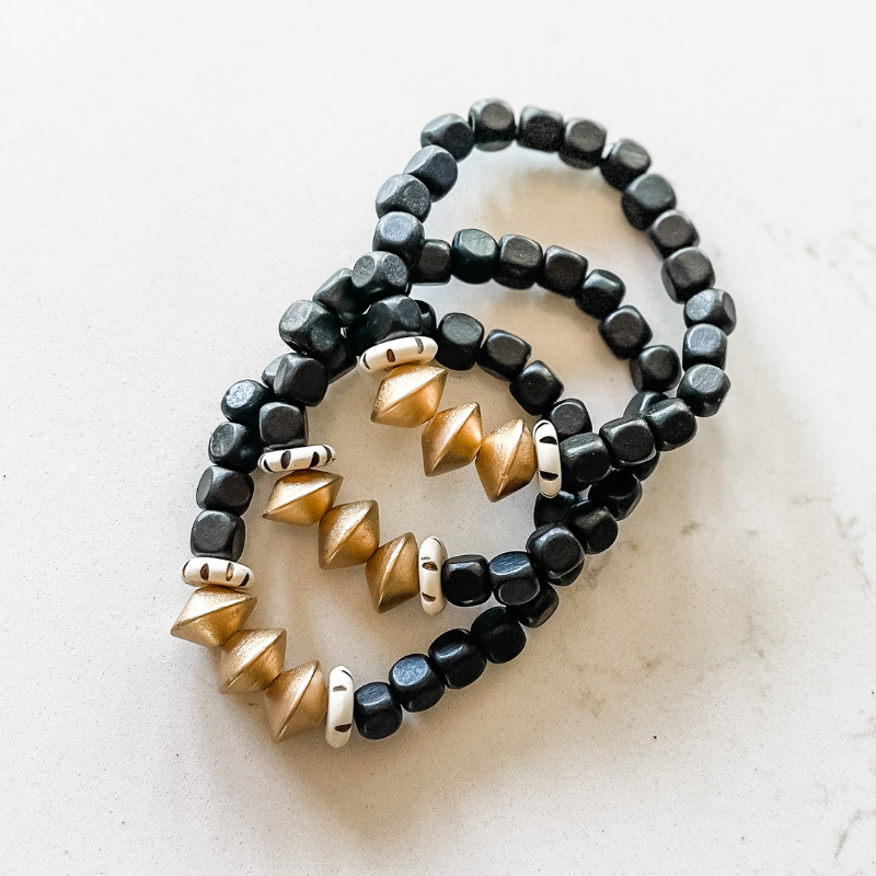 Black + Gold Cone